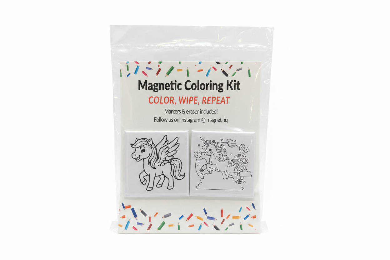 Magnetic Coloring Kit — Color, Wipe, Repeat
