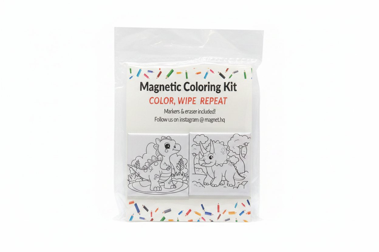 Magnetic Coloring Kit — Color, Wipe, Repeat